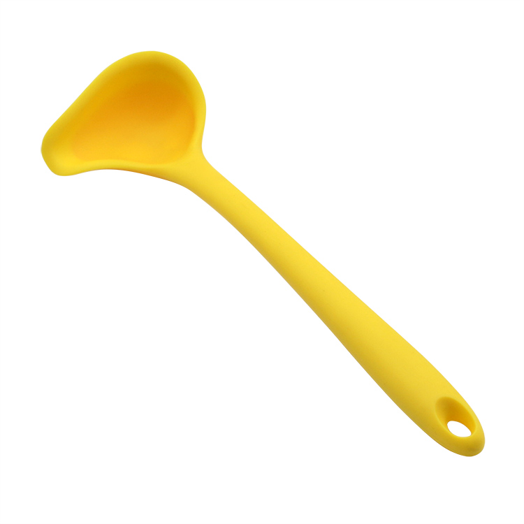 隔熱硅膠湯勺，舀湯專用硅膠勺子_硅膠廚具