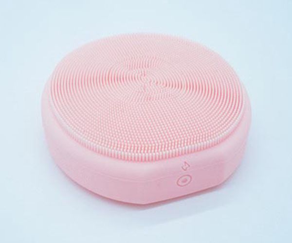 硅膠雙頭洗臉?biāo)?，有機(jī)硅膠潔面刷頭-硅膠刷