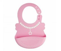 寶寶防水硅膠圍兜，嬰兒吃飯口水巾罩衣